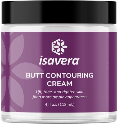 isavera - Butt Contouring Cream - Improves Firmness and Rejuvenates Skin - Natural Ingredients - Lifts, Tones and Tightens - Boosts Skin Metabolism - 4 Ounces