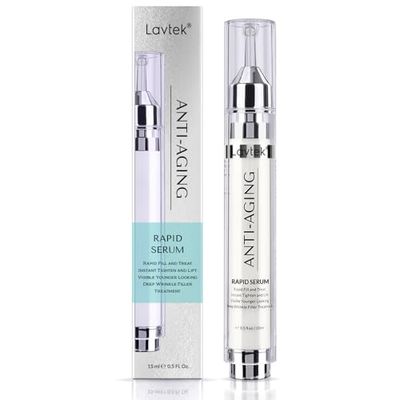 Lavtek Anti-Aging Serum, Firming Wrinkle Cream for Face, Instant Face Lift Skin Tightening Cream, Rapid Wrinkle Remover for Cheek and Neck
