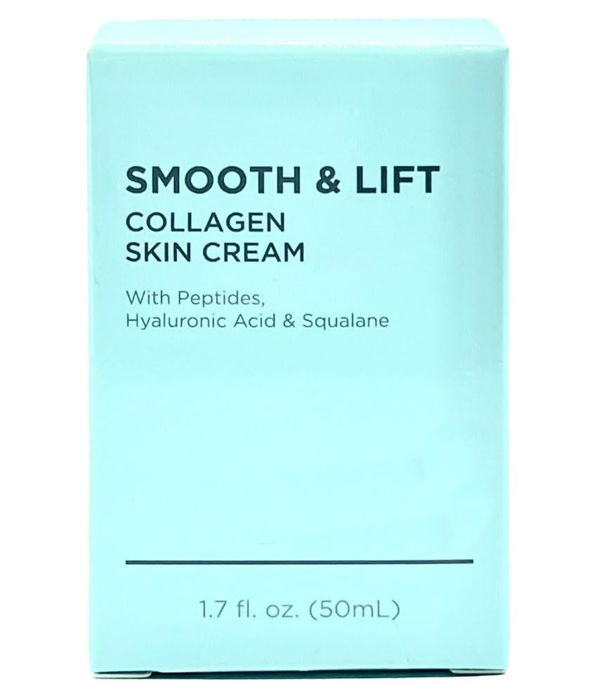 Collagen Skin Moisturizer, With Peptides, Hyaluronic Acid Squalane