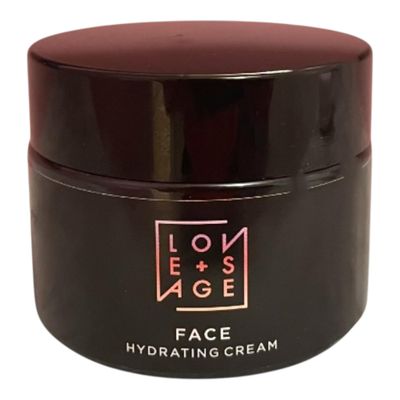 Love Sage Vitamin-Rich Hydrating Face Cream, Whipped Oil-Based Moisture, Coconut Oil, Triglycerides, Vitamin E, Olive Squalene, Anti-Oxidant, Vegan, Cruelty-Free (Rose, Lavender, Ylang Ylang)