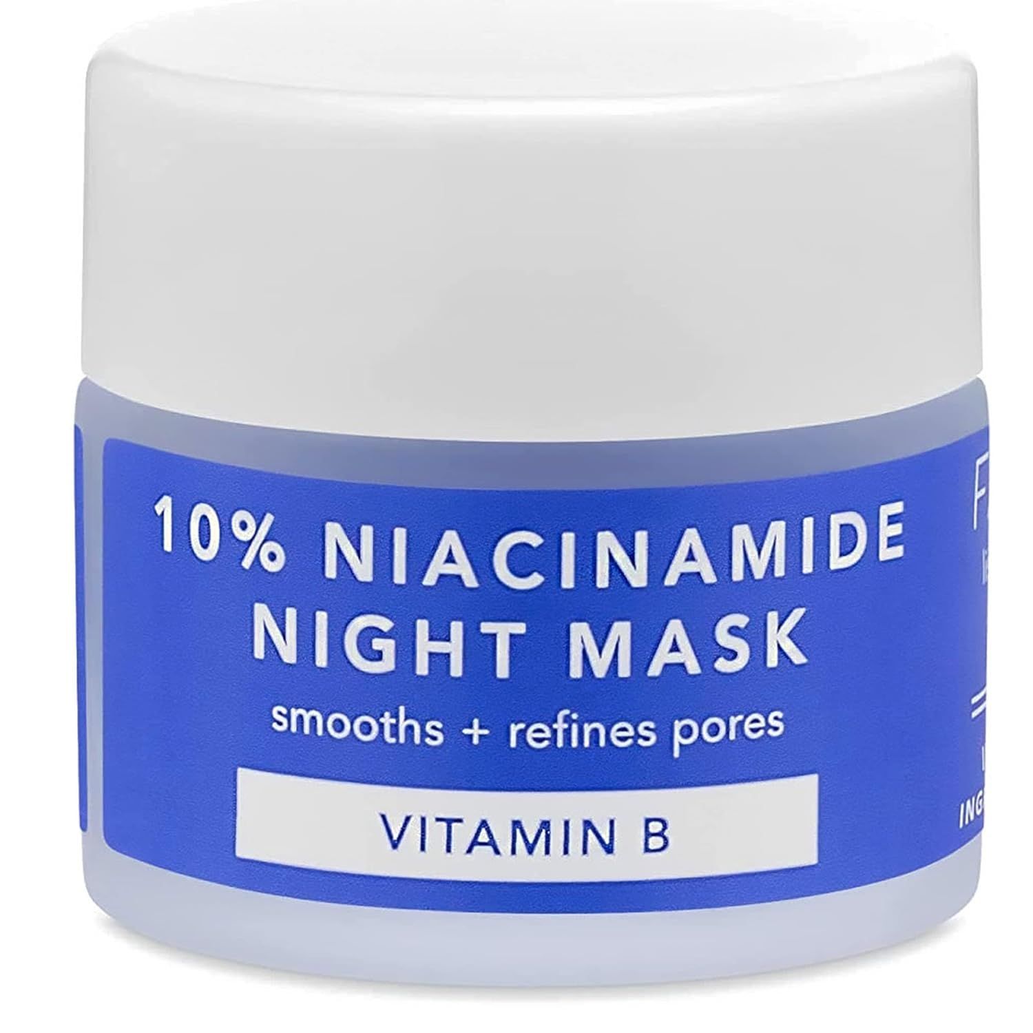 Farmacy Niacinamide Overnight Face Mask - Pore Refining Facial Mask with 10 Niacinamide - Replenishes Moisture Barrier with 3 Panthenol Blueberry Seed Oil for Soft, Supple Skin (9ml)
