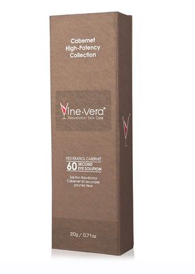 Vine Vera Resveratrol Cabernet 60 Second Eye Solution - Anti Aging Cream for Women - 20g 0.71oz