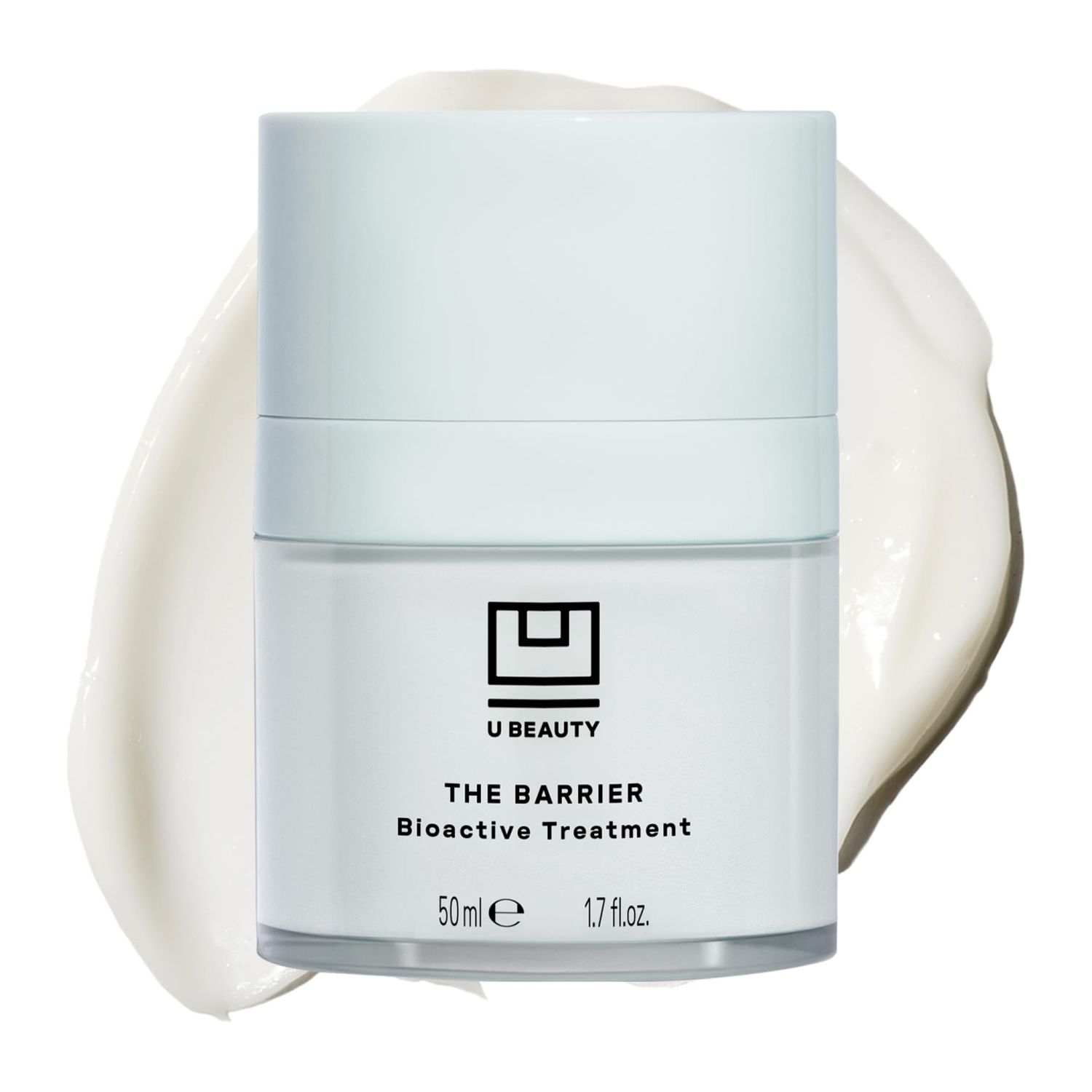 U Beauty BARRIER Bioactive Treatment - Night Cream Moisturizer for Face for Softer Stronger Skin, Improves Rough, Dull Skin, Overnight Skin Barrier Cream with Urea, Hyaluronic Acid - 1.7 fl oz