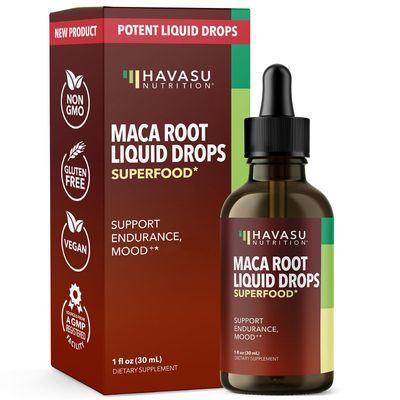 Organic Maca Root Liquid Drops - Supports Hormone Balance, Mood, and Energy in Women and Men - Lepidium Meyenii to Support Performance and Vitality - Non-GMO, Vegan, Unflavored - 60 Servings