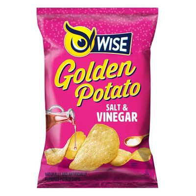 Wise Foods Salt Vinegar Potato Chips Sharing Size Bags (3 Bags)