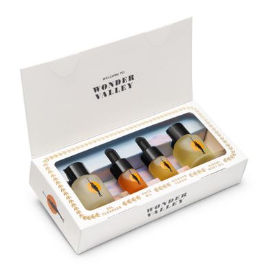 Wonder Valley - Little Wonders Set Vegan, Cruelty-Free, TSA Approved Sizes Hydrating, Microbiome-Friendly (4 piece set)
