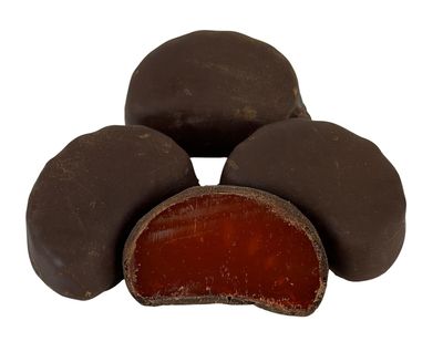 Dark Chocolate Covered Orange Jelly Slices, 1 Pound