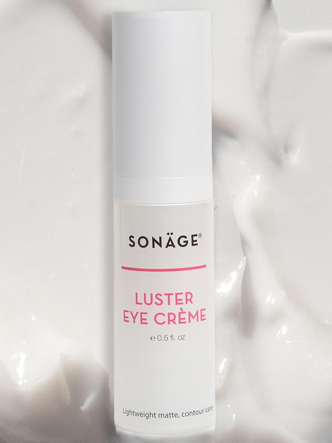 SONAGE Luster Eye Cream: Targets Dark Circles, Wrinkles Puffiness Vegan Collagen Formula