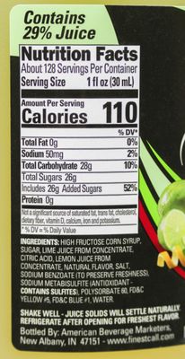 Finest Call Premium Margarita Concentrate Drink Mix, 1 Gallon Bottle (128 Fl Oz)