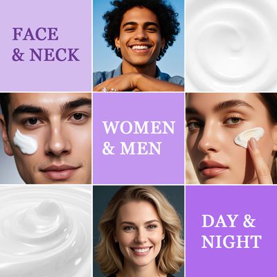 Neck Creams for Tightening and Firming, Retinol Cream for Face, Tighten and Lift Neck Firming Cream, Anti Aging Face Moisturizer with Collagen, Hyaluronic Acid for Sagging Skin, Wrinkles, 1.7 Fl OZ
