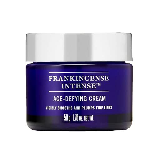 Neal&#39;s Yard Frankincense Intense Age Defying Cream with Carnauba Wax, Smoothes Plumps Fine Lines Wrinkles, Cruelty-Free, 50g