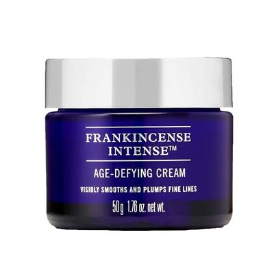 Neal&#39;s Yard Frankincense Intense Age Defying Cream with Carnauba Wax, Smoothes Plumps Fine Lines Wrinkles, Cruelty-Free, 50g