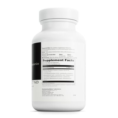 DaVinci Labs Mega Probiotic ND - Non-Dairy Probiotic Supplement Supports Gut, Digestive Brain Health - Gut Health Support Supplement with Non-Dairy Complex - 120 Vegetarian Caps