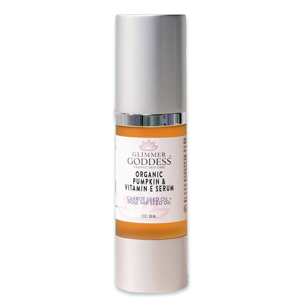 Glimmer Goddess Organic Face Serum - Pumpkin Vitamin E, 1 oz
