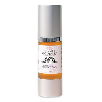 Glimmer Goddess Organic Face Serum - Pumpkin Vitamin E, 1 oz
