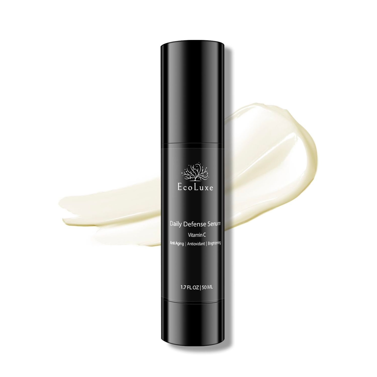 EcoLuxe Daily Defense Serum - Vitamin C - Correcting Complex for Anti Aging, Antioxidant, and Brightening to Evenly Tone and Smooth your face.