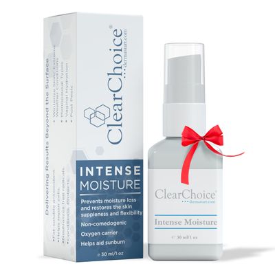 Clear Choice Moisture Facial Serum with 100 Pure Olive Squalane Oil - Hydrates, Protects, Restores DryDehydrated Skin - Anti-Aging, Non-Comedogenic, Lightweight Formula for All Skin Types - 30ml