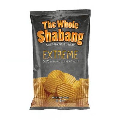 Moon Lodge The Whole Shabang Extreme Potato Chips - 72-Pack of 1.5oz Bags - Bold Vending Snacks for Resale, Offices Events