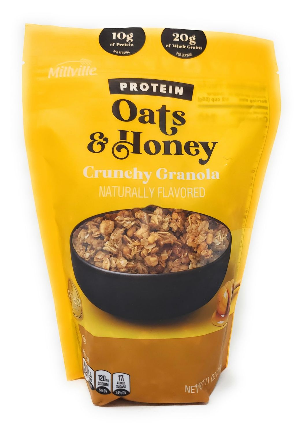 Oats Honey Protein Crunchy Granola ChefsBest Excellence Award 11 oz312g (Pack of 1)
