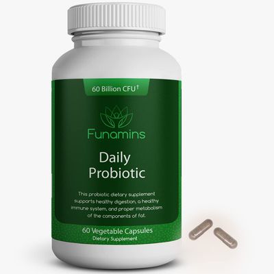 Funamins 60 Billion CFU Daily Probiotic, Vegan, 10 Strain, 60 Count, Professional Strength, Clinically Studied, Delayed Release Capsules, Shelf Stable