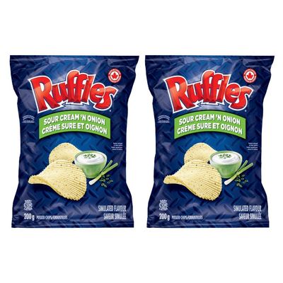 Ruffles Sour Cream &#39;n Onion (2-Pack) (2-Pack)