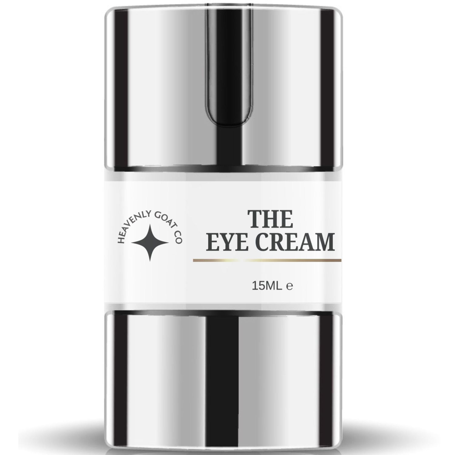 LuxeJoie Heavenly Goat Goat Milk Eye Cream .5oz15mL Unscented Fragrance-Free