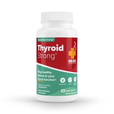 Redd Remedies, Thyroid Strong, Supports Healthy Thyroid Function and Balance, 60 Vegan Capsules