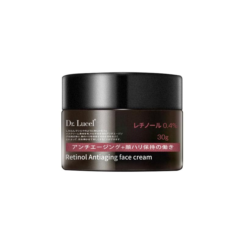 Dr. Lucel 0.4 Retinol Anti-Aging Face Cream 30g with Vitamin E, Nourishing Skin, Boosts Collagen, Reduces Fine Lines Wrinkles, Evens skin tone, Enhances Skin&#39;s Radiance