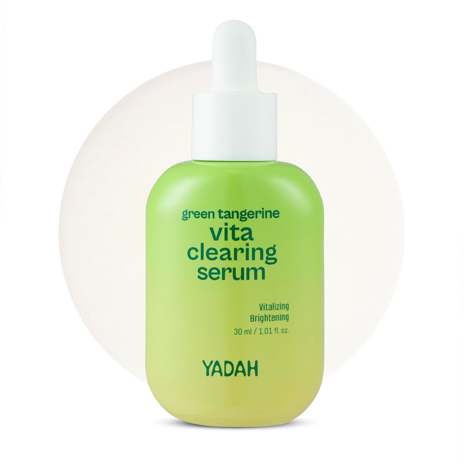 YADAH Green Tangerine Vita Serum 1.01 Fl oz 1-Pack - Hydrating, Revitalizing Serum with Vitamin C for Dull Skin and Radiant Complexion