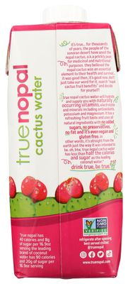 True Nopal Bev Cactus Water 5Ooml 16.9 OZ