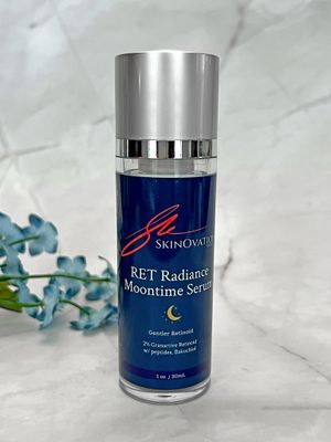 Skinovation RET Radiance Moontime Serum, 1 oz - Gentle Retinoid with 2 Hydroxypinacolone Retinoate, Matrixyl 3000 Peptides, Bakuchiol Niacinamide - Anti-Aging, Fragrance-Free, Alcohol-Free