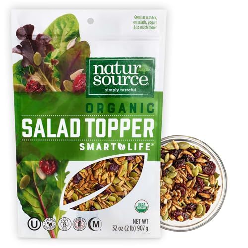naturSource Organic Salad Topper - Salad Toppings, Salad Mix, Salad Toppers Seeds and Cranberries (32 Ounce (Pack of 1))