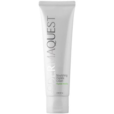 DermaQuest Peptide Vitality Nourishing Peptide Cream - Anti Aging, Hydrating, Face Moisturizer Reduces Wrinkles Fine Lines - For Normal to Dry Skin - For Men Women (2oz)