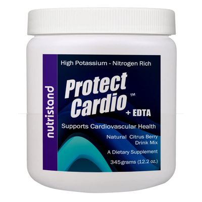 Protect Cardio EDTA 30 servings 345 grams - Arginine, Citrulline, Potassium, Magnesium, Beet Root, Pine Bark, Gamma Tocopherol, Vitamin Co-Factors - Great Tasting All-Natural Sugar-Free Formula.