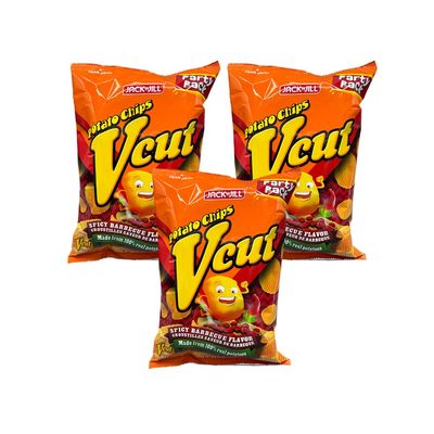 Jack&#39;n Jill V Cut Potato Chips 5.7 Oz (Pack of 3)