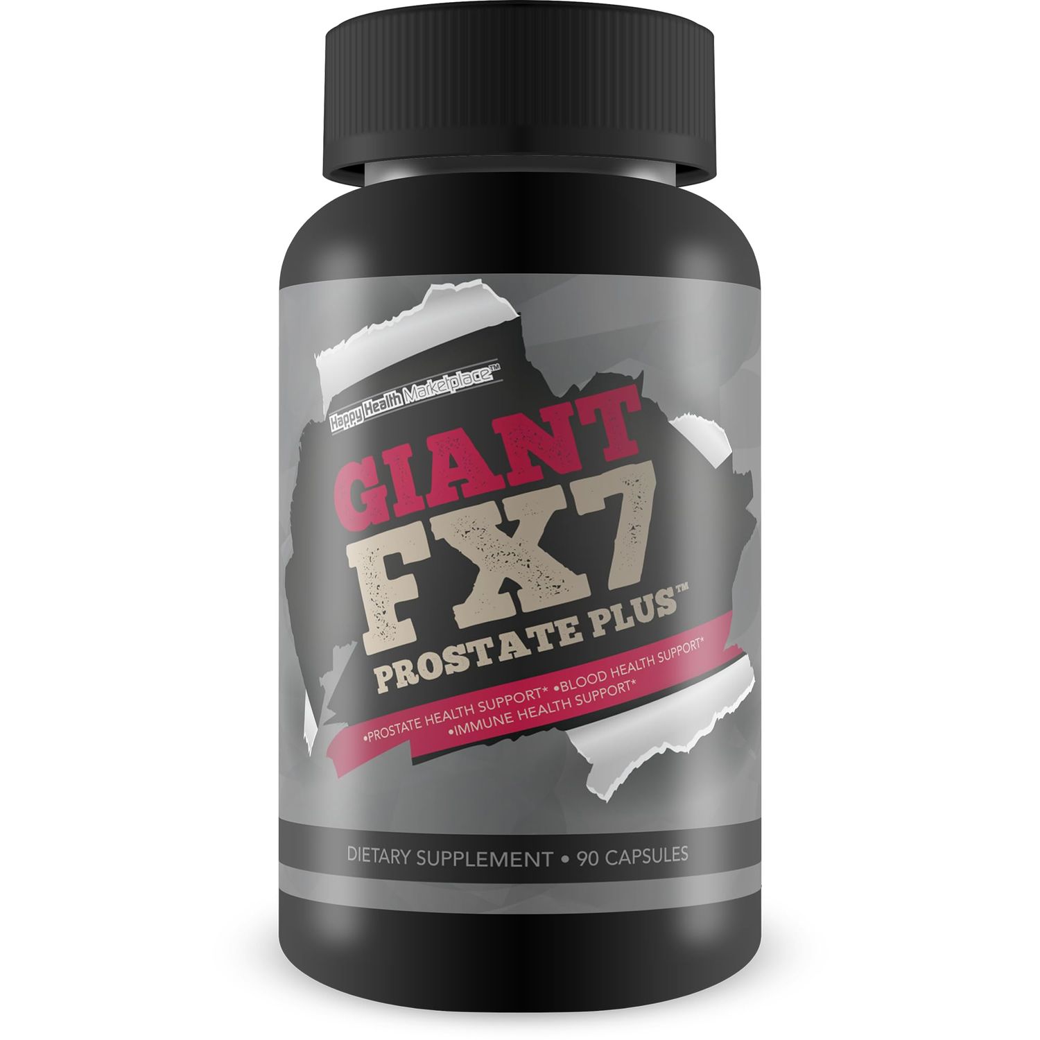 Giant FX7 Prostate Plus - Prostate Supplements for Prostate Support Blood Flow Support - Support Energy Endurance - Promote Healthy Prostate Function Size - Male Prostate Support with Zinc