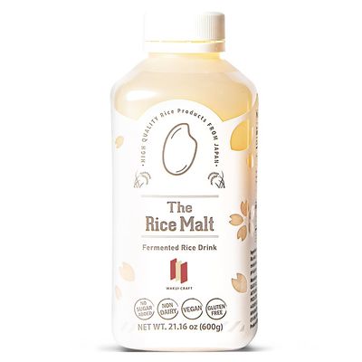 [The Rice Malt] Fermented Rice Drink (Non-Alcohol), Naturally Cultured, No Sugar Added, Perfect for Morning Smoothies and Culinary Creations - Authentic Japanese Beverage (1 Bottle)