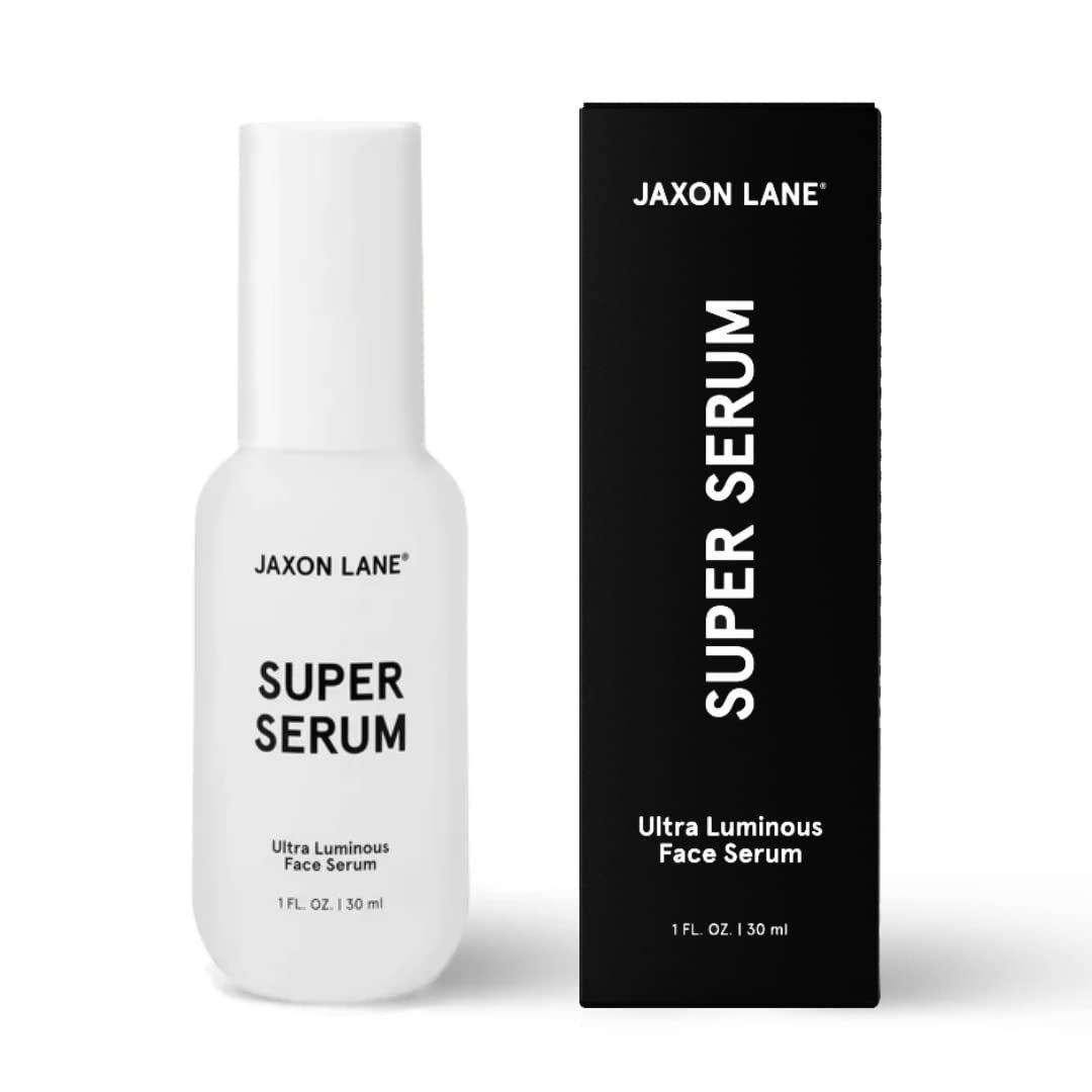 SUPER SERUM Anti Aging Serum for Face: 5 Niacinamide Serum, Bakuchiol Serum, Vitamin C Face Serum for Men Korean Skin Care Tranexamic Acid Textured skin treatment, Pore Minimizer Serum JAXON LANE 1oz