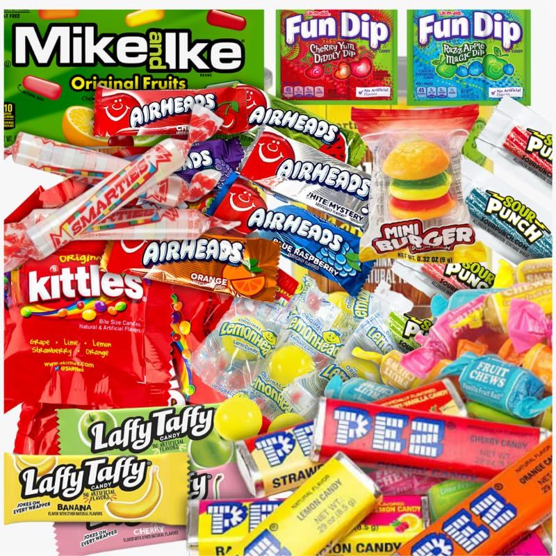 Bulk Candy Variety Pack - 4 LB Assorted Party Mix - Candy Bulk Individually Wrapped - Assortment for All Occasions: Pinata, Birthday Parties, Holidays, Office - by The Hungry Gorilla