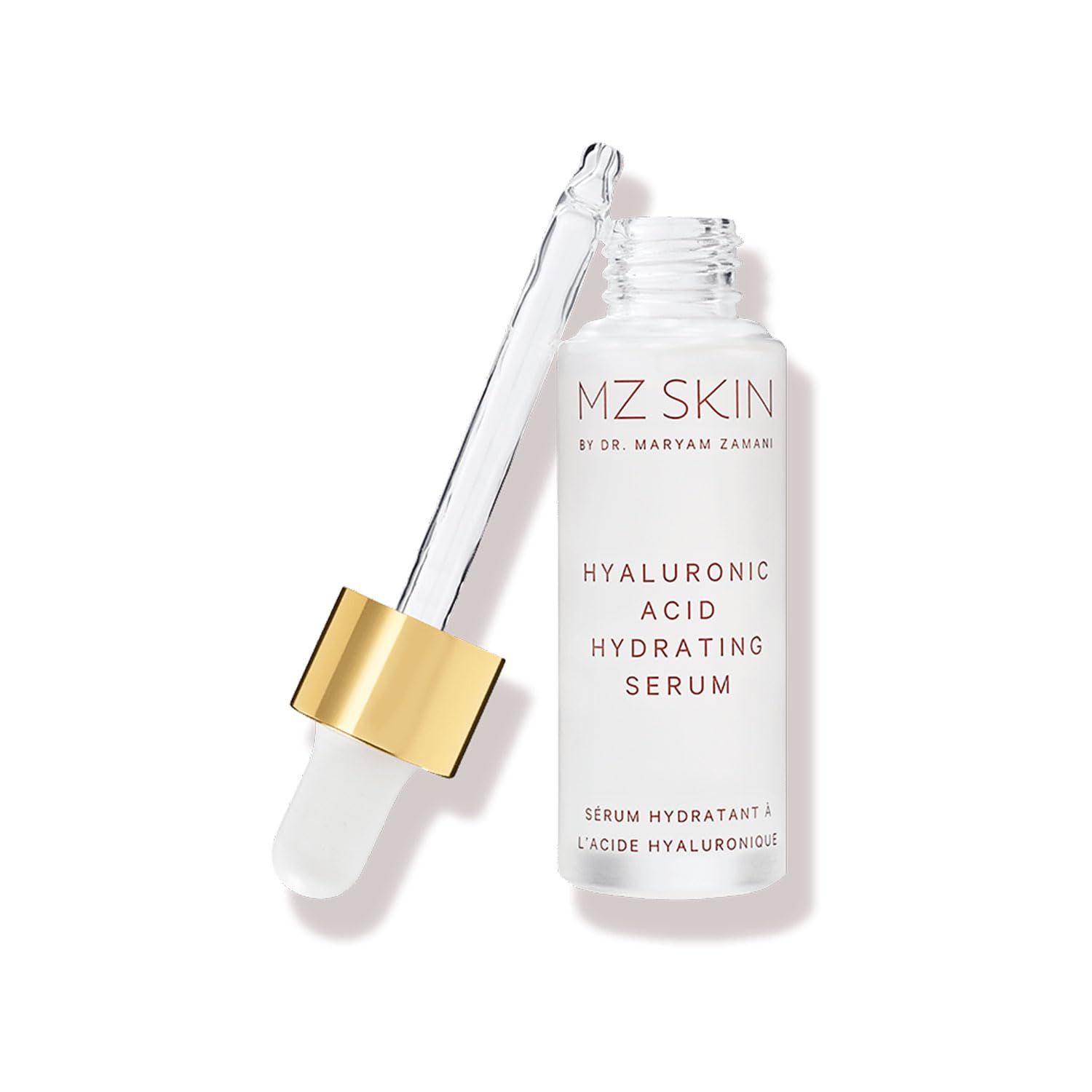 MZ SKIN Hyaluronic Acid Hydrating Serum, Multi-Molecular Complex with Panthenol Snow Mushroom for Deep Hydration Anti-Aging to Reduce Wrinkles, All Skin Types, Fragrance Free, 1.01 fl oz