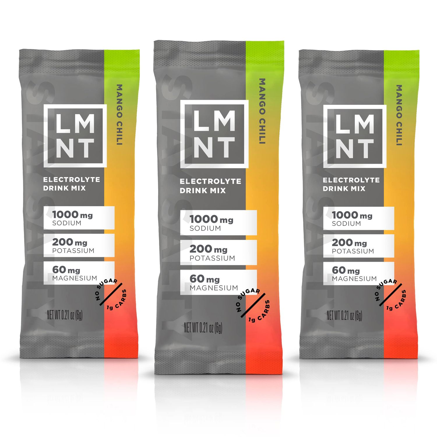 LMNT Zero Sugar Electrolytes - Mango Chili Salt Drink Mix 30 Count