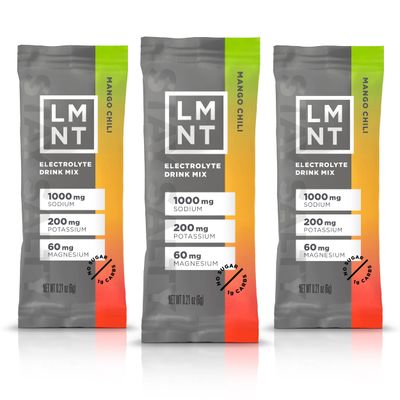 LMNT Zero Sugar Electrolytes - Mango Chili Salt Drink Mix 30 Count