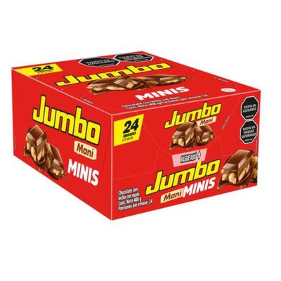 Chocolatina Man Jumbo Minis - 24 Units 17g - Imported from Colombia