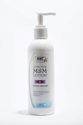 NWC Naturals UltraPure MSM Lotion All Natural Hypoallergenic ExtraHealing Nourishing Body Lotion by, 8 Fl Ounces