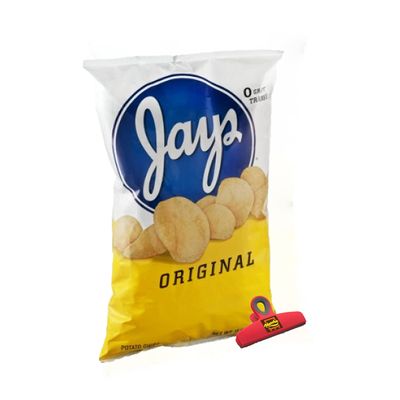 Munchie Box Jay&#39;s Original Potato Chips an Iconic Chicago Style Classic flavor thin Cut and Crispy (Big Bag 10.0 Oz)