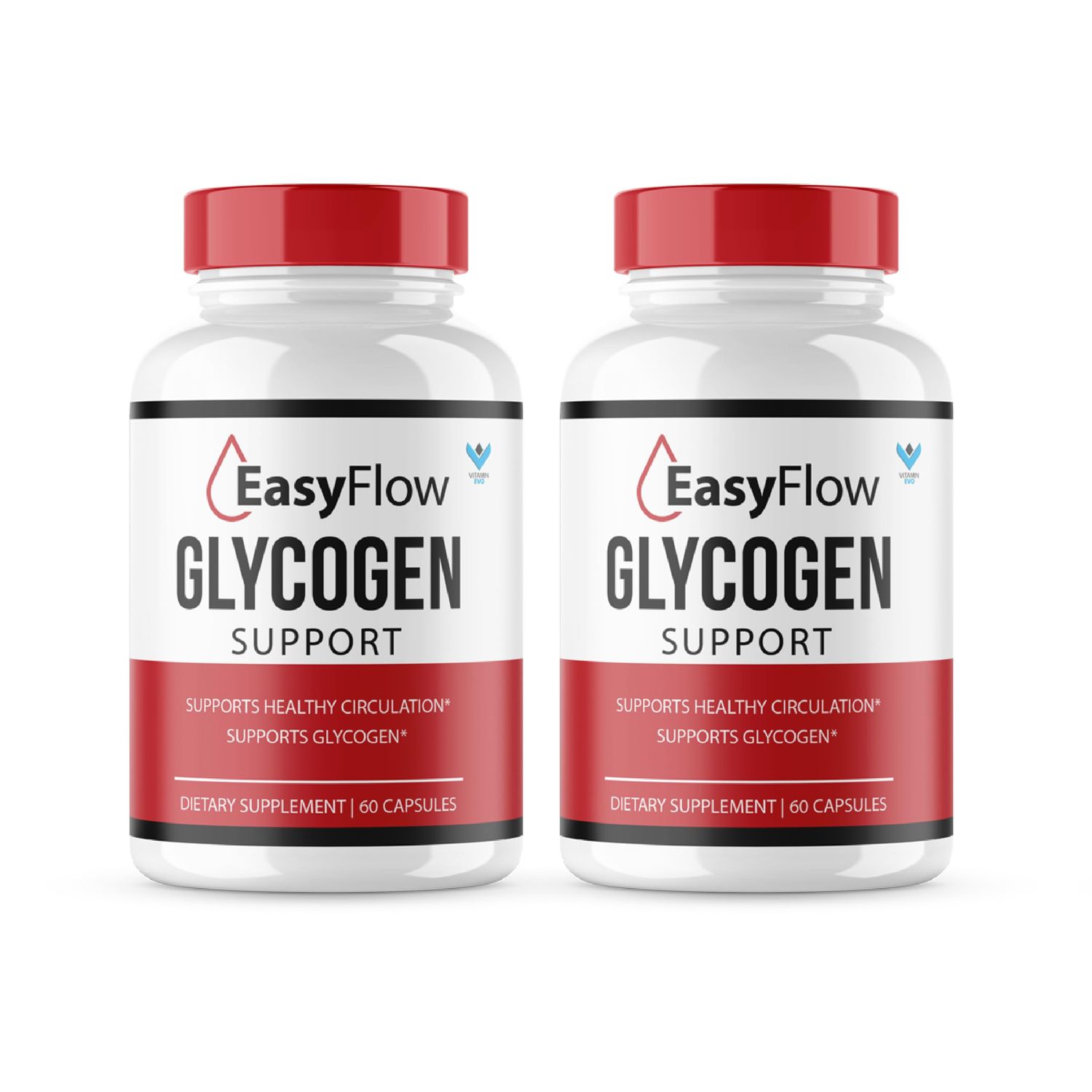 (2 Pack) Easy Flow Glycogen Support EasyFlow Glyco Pills, Easy Flow Maximum Strength Glycogen Health and Blood Support Supplement, EasyFlow Advanced Glyco Optimizer Formula - 120 Capsules