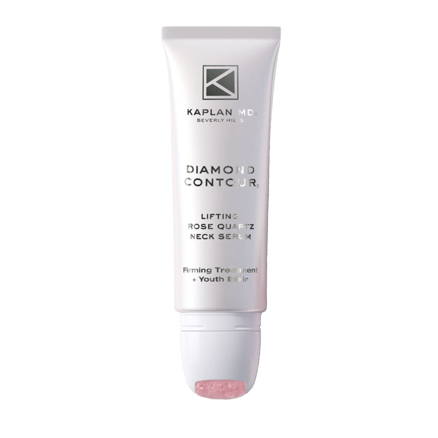 KAPLAN MD Diamond Contour Lifting Rose Quartz Neck Serum, Firming Treatment Youth Elixir, 1.7 oz.