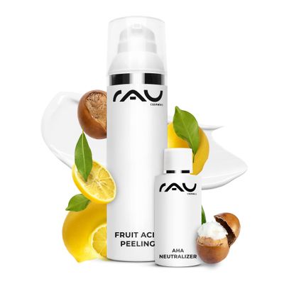 RAU Fruit Acid Peeling (3.38 Fl.oz) - Peeling with fruit acids (AHA, BHA, PHA) - Ideal for mature, impure, pale or keratinized skin - anti-aging - exfoliation - cell renewal