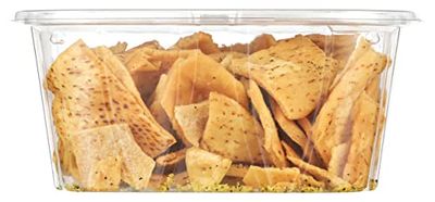 Baba Foods All Natural Pita Chips, Lemon Pepper, Kettle Cooked, 16 Ounce (Pack of 8)