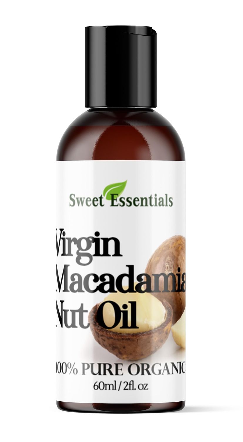 Organic Unrefined Macadamia Nut Oil 2oz Imported From Italy 100 Pure Food Grade Offers Relief From Dry, Cracked Skin, Eczema, Psoriasis, Dermatitis, Rosacea More Best Natural Moisturizer